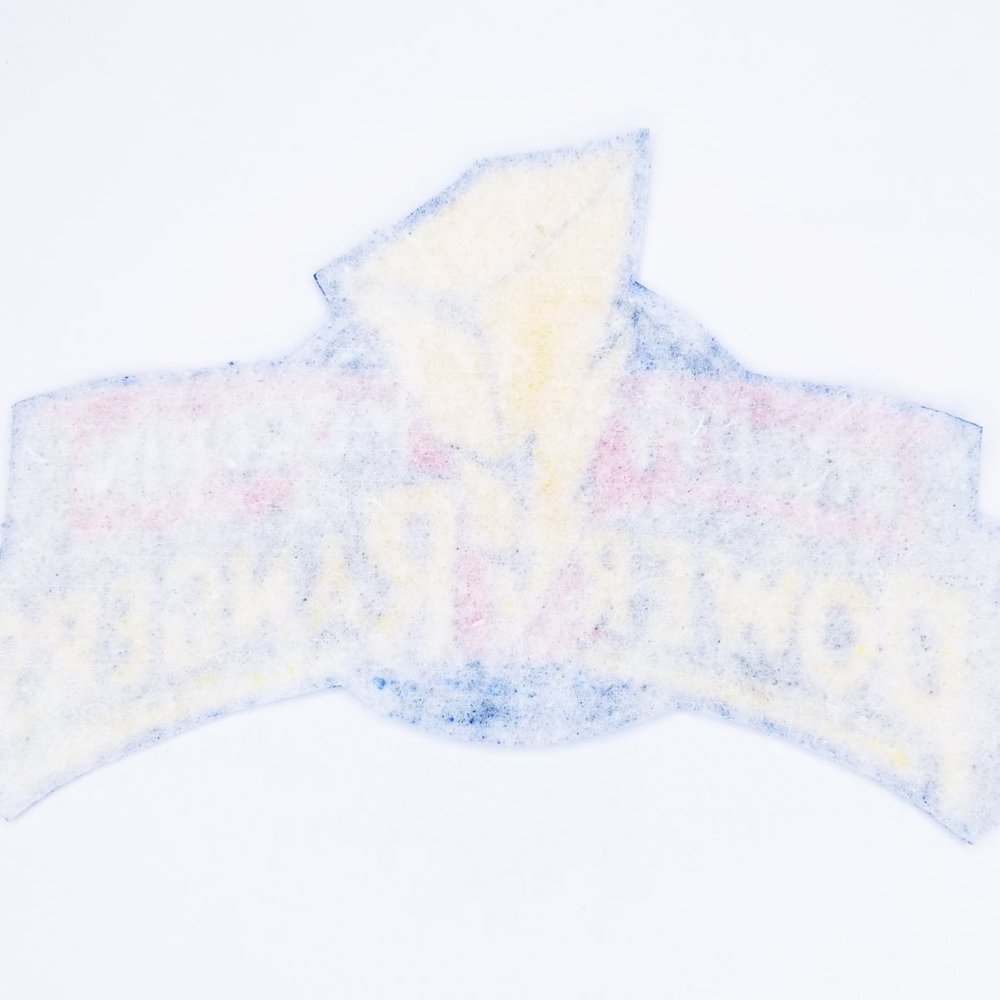 Vintage Mighty Morphin Power Rangers Large Felt Patch Applique 90s Kid N… - Picture 5 of 5